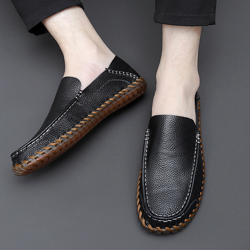 Mocassins Décontractés et Doux pour Hommes（🐂Dessus en cuir de vache）